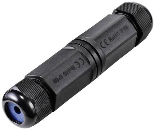 Renkforce RJ45 Netzwerk Adapter CAT 6a [1x RJ45-Buchse - 1x RJ45-Buchse] Schwarz von Renkforce