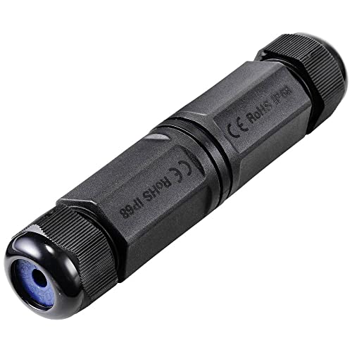 Renkforce RJ45 Netzwerk Adapter CAT 6a [1x RJ45-Buchse - 1x RJ45-Buchse] Schwarz von Renkforce