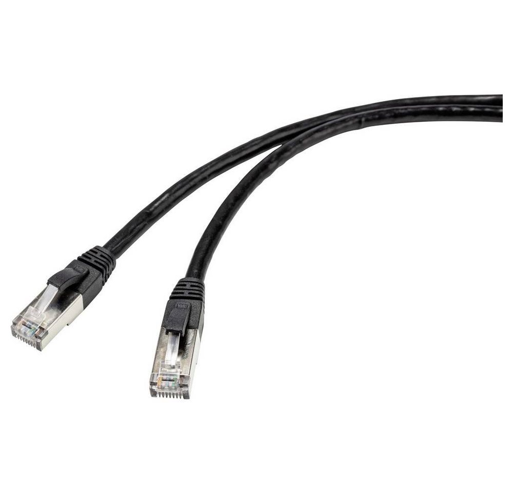 Renkforce RJ45 Netzwerk Anschlusskabel CAT 6a S/FTP LAN-Kabel, für Außenbereich geeignet von Renkforce