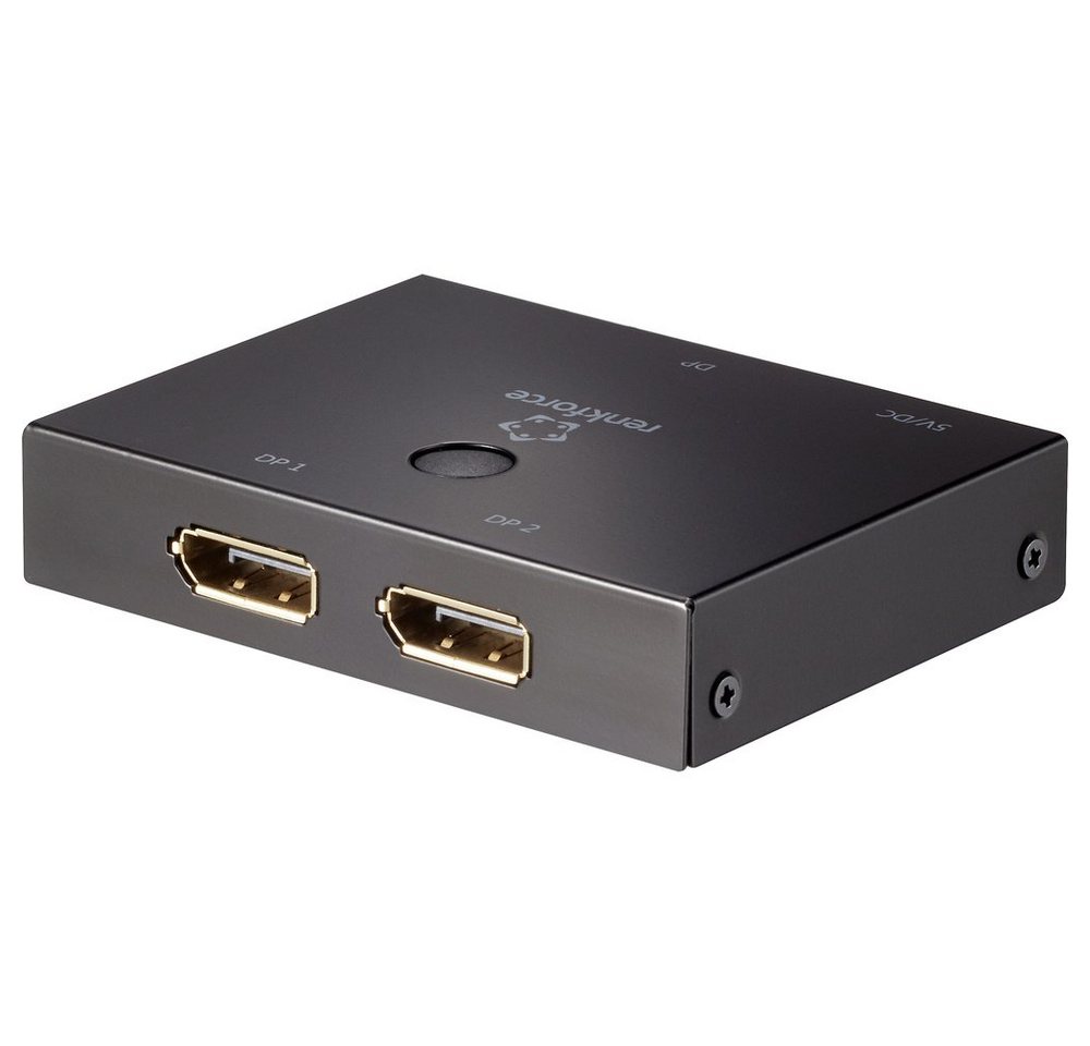Renkforce Renkforce 2 Port DisplayPort-Switch bidirektional verwendbar 3840 x 2 Netzwerk-Adapter Renkforce Renkforce 2 Port DisplayPort-Switch bidirektional verwendbar 3840 x 2 Netzwerk-Adapter von Renkforce