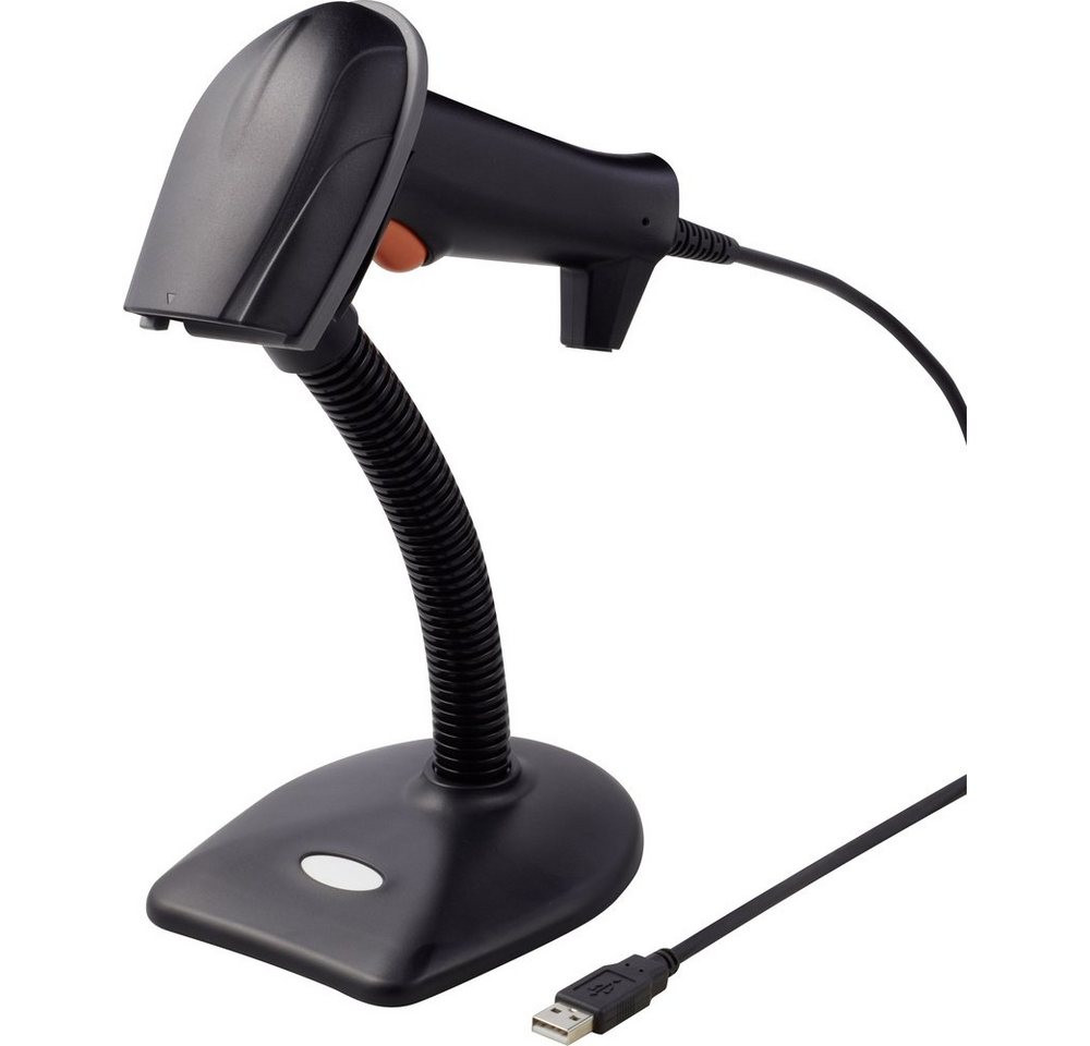 Renkforce Renkforce 2D Barcode-Scanner Kabelgebunden 1D, 2D Laser Schwarz Hand- Scanner von Renkforce