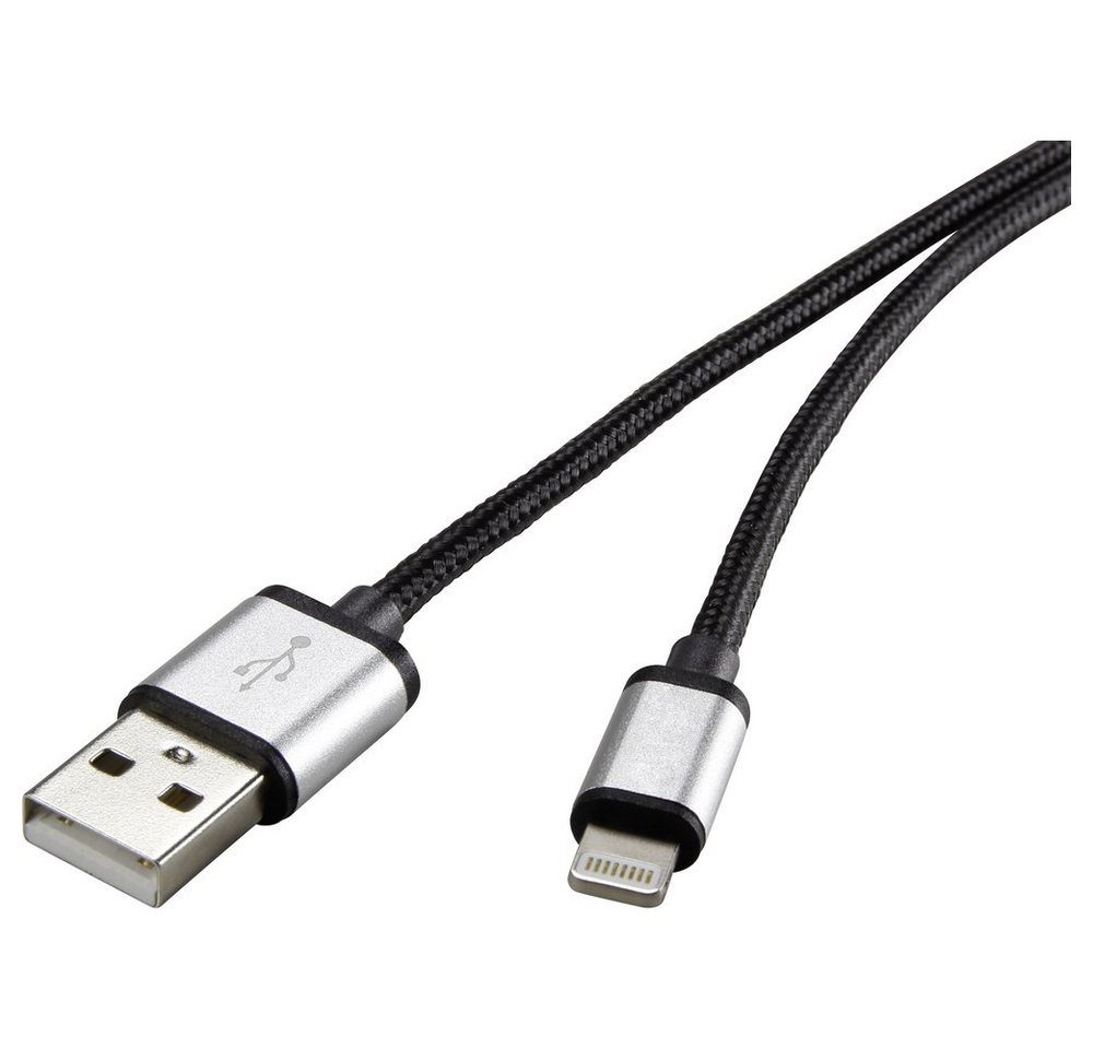 Renkforce Renkforce Apple Lightning Anschlusskabel für Apple iPod/iPad/iPhone 0, Smartphone-Kabel, (50.00 cm) von Renkforce