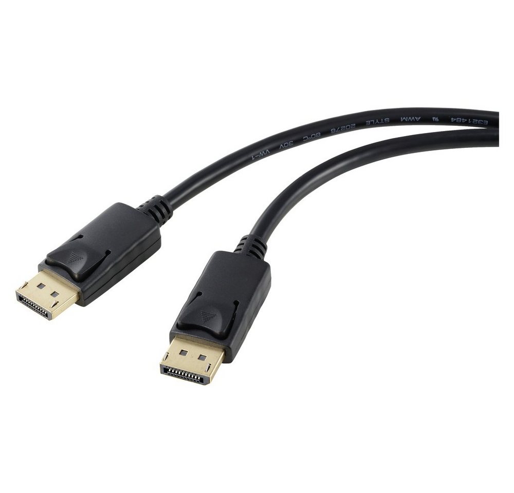 Renkforce Renkforce DisplayPort Anschlusskabel DisplayPort Stecker, DisplayPort HDMI-Kabel, (2.00 cm) von Renkforce