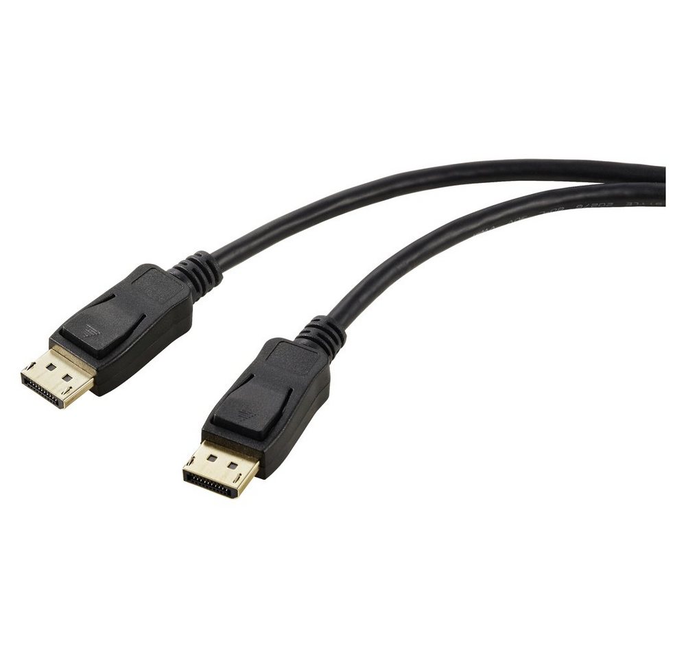 Renkforce Renkforce DisplayPort Anschlusskabel DisplayPort Stecker, DisplayPort HDMI-Kabel, (200.00 cm) von Renkforce
