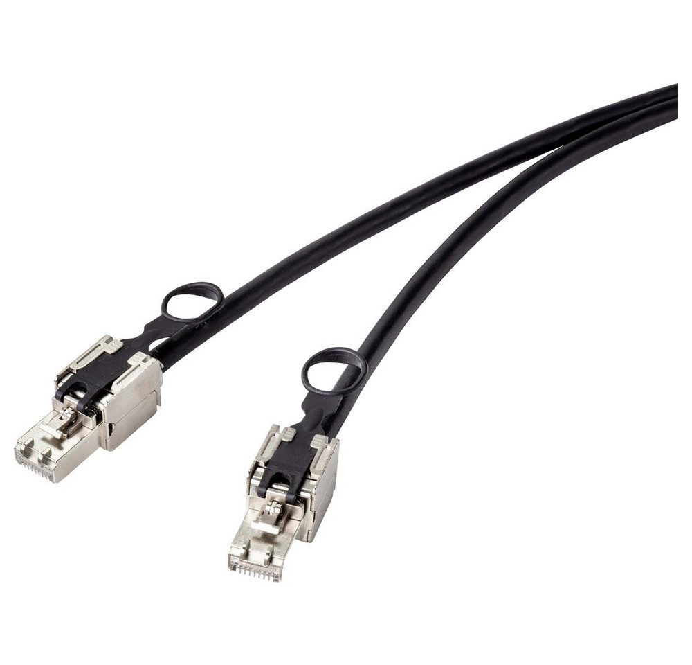 Renkforce Renkforce RF-4538214 RJ45 Netzwerkkabel, Patchkabel CAT 6a S/FTP 0.25 Netzkabel, (25.00 cm) von Renkforce