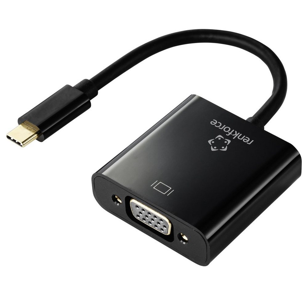 Renkforce Renkforce RF-4679564 USB-C® / VGA Adapter [1x USB-C® Stecker - 1x VGA- TV-Adapter, 10.00 cm von Renkforce