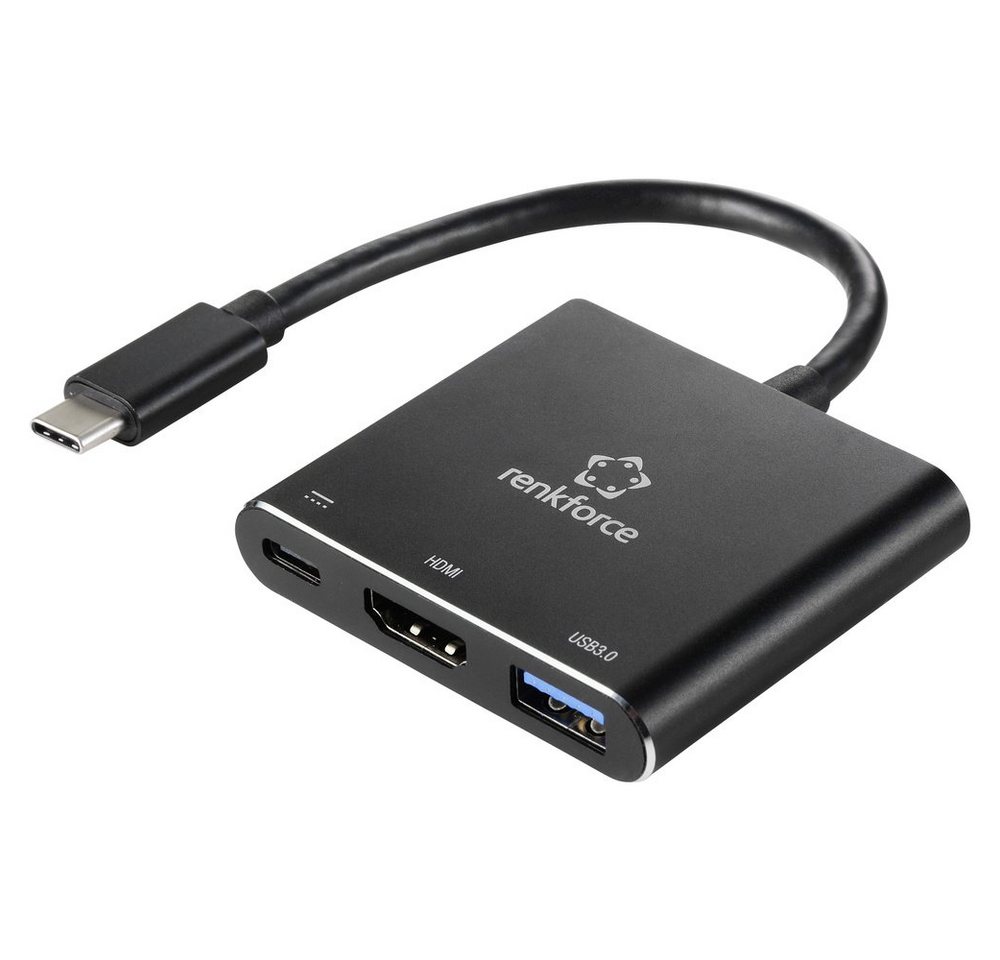 Renkforce Renkforce RF-5133676 USB-C® / HDMI Adapter [1x USB-C® Stecker - 1x HDM TV-Adapter, 20.00 cm von Renkforce