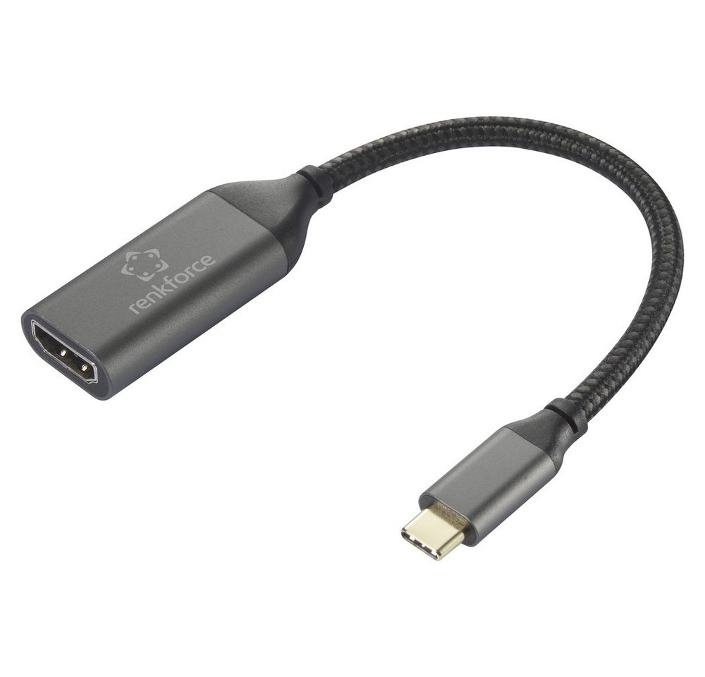 Renkforce Renkforce RF-5234038 USB-C® / HDMI Adapterkabel [1x USB-C® Stecker - 1 TV-Adapter, 15.00 cm von Renkforce