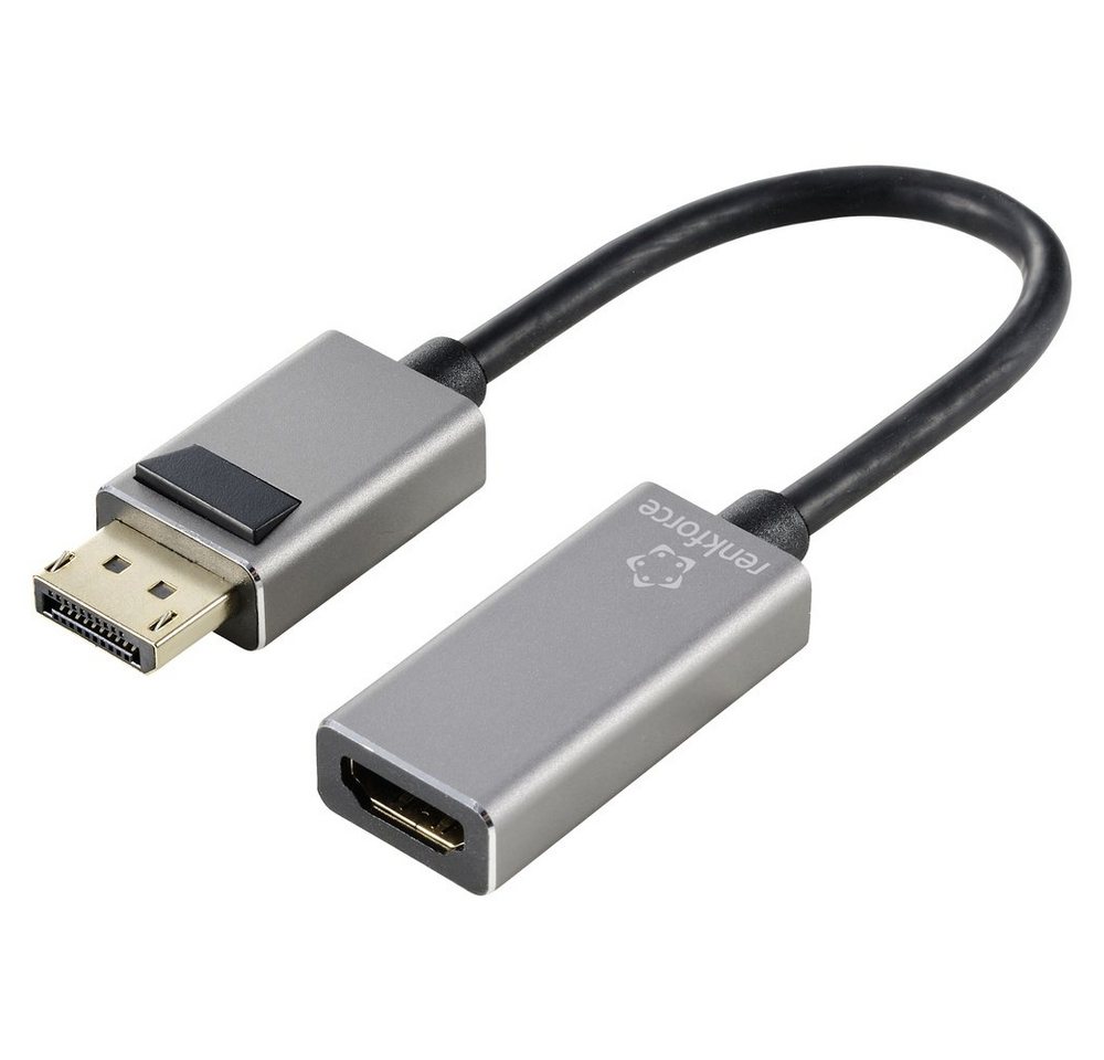 Renkforce Renkforce RF-5246622 DisplayPort / HDMI Adapter [1x DisplayPort Stecke TV-Adapter, 15.00 cm Renkforce Renkforce RF-5246622 DisplayPort / HDMI Adapter [1x DisplayPort Stecke TV-Adapter, 15.00 cm von Renkforce