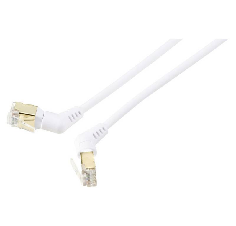 Renkforce Renkforce RF-6071570 RJ45 Netzwerkkabel, Patchkabel CAT 8.2 S/FTP 0.50 Netzkabel, (50.00 cm) von Renkforce