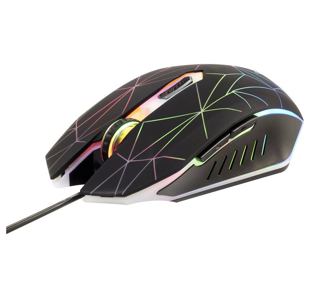 Renkforce Renkforce RF-GM-120 Gaming-Maus USB Optisch Schwarz 6 Tasten 3600 d Mäuse von Renkforce