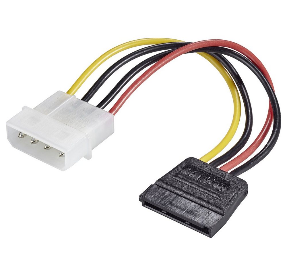 Renkforce Renkforce Strom Adapter [1x IDE-Strom-Stecker 4pol. - 1x SATA-Strom-Bu Computer-Kabel, (12.00 cm) von Renkforce