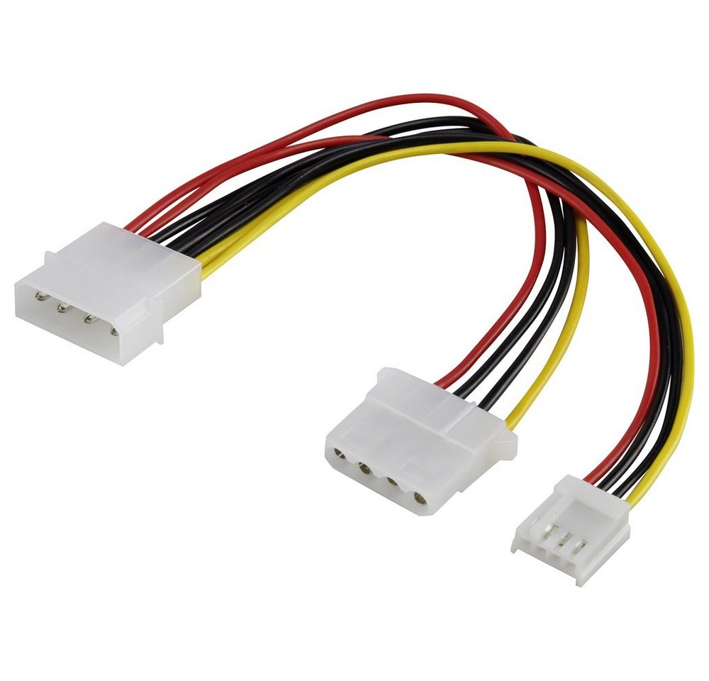 Renkforce Renkforce Strom Verlängerungskabel [1x IDE-Strom-Stecker 4pol. - 1x ID Stromkabel, (15.00 cm) von Renkforce
