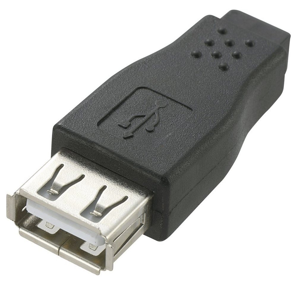 Renkforce Renkforce USB 2.0 Adapter [1x USB 2.0 Buchse A - 1x USB 2.0 Buchse Min USB-Adapter, 0.10 cm Renkforce Renkforce USB 2.0 Adapter [1x USB 2.0 Buchse A - 1x USB 2.0 Buchse Min USB-Adapter, 0.10 cm von Renkforce