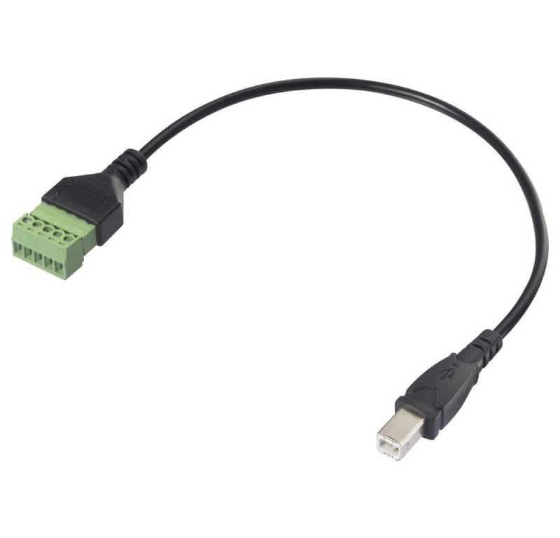 Renkforce Renkforce USB 2.0 Adapterkabel [1x USB 2.0 Stecker B - 1x Klemmanschlu USB-Adapter, 30.00 cm von Renkforce