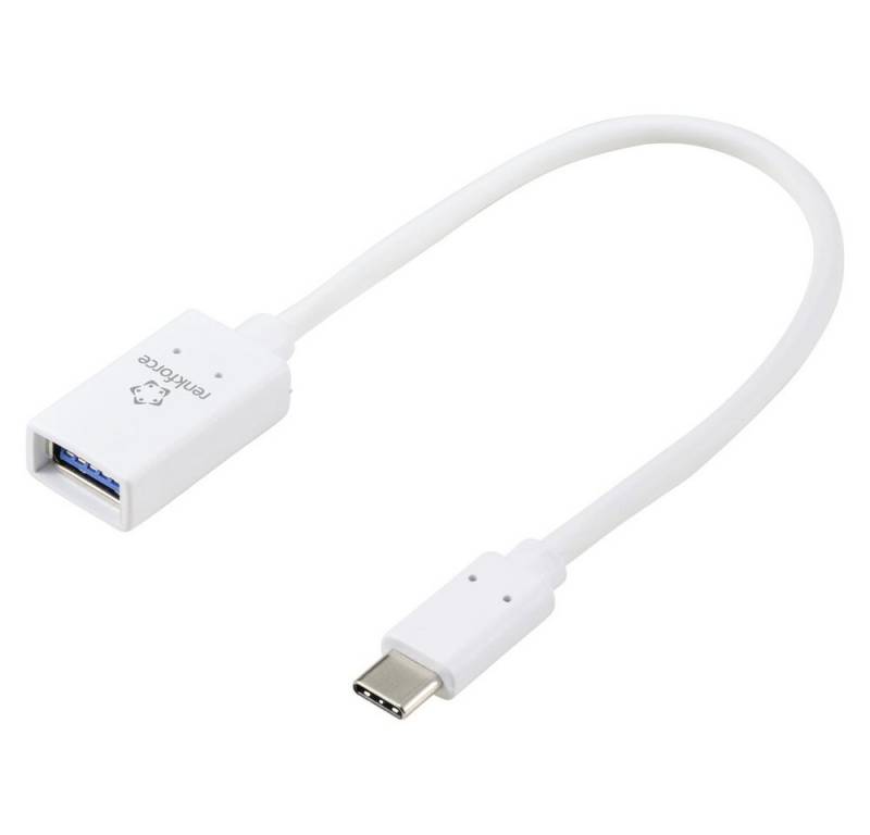 Renkforce Renkforce USB-C® Adapter [1x USB-C® 5Gbps - 1x USB 3.2 Gen 1 Buchse A USB-Adapter, 20.00 cm von Renkforce