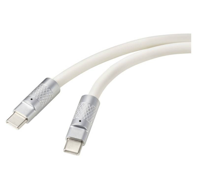 Renkforce Renkforce USB-C® Kabel USB 2.0 USB-C® Stecker, USB-C® Stecker 0.50 m W USB-Kabel, (50.00 cm) von Renkforce
