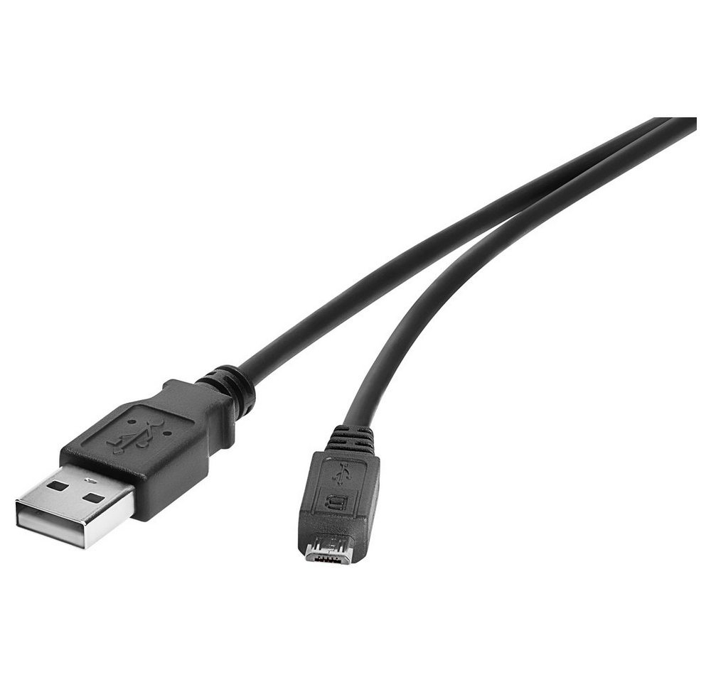 Renkforce Renkforce USB-Kabel USB 2.0 USB-A Stecker, USB-Micro-B Stecker 3.00 m USB-Kabel, (300.00 cm) von Renkforce