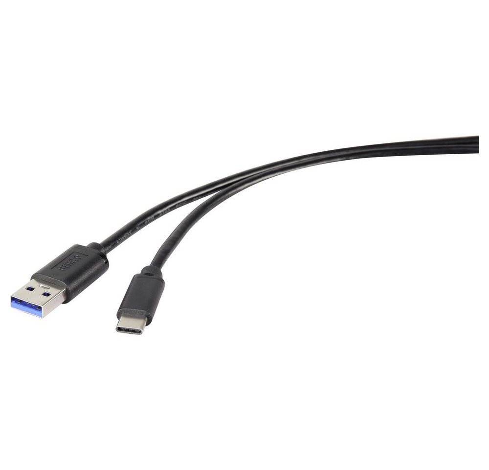 Renkforce Renkforce USB-Kabel USB 3.2 Gen1 (USB 3.0 / USB 3.1 Gen1) USB-A Stecke USB-Kabel, (50.00 cm) von Renkforce