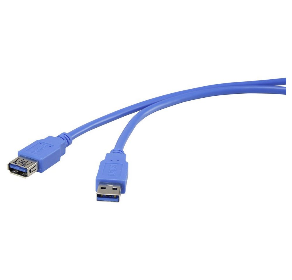 Renkforce Renkforce USB-Kabel USB 3.2 Gen1 (USB 3.0 / USB 3.1 Gen1) USB-A Stecke USB-Kabel, (100.00 cm) von Renkforce