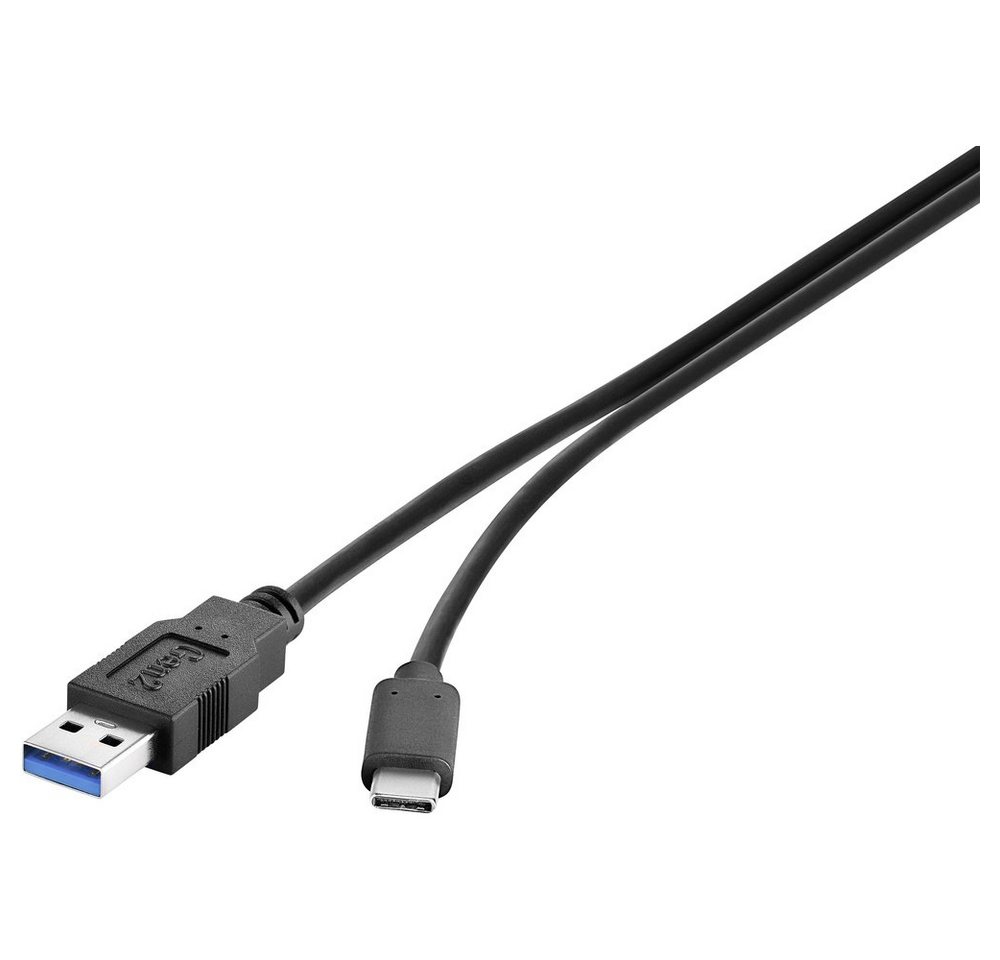 Renkforce Renkforce USB-Kabel USB 3.2 Gen1 (USB 3.0 / USB 3.1 Gen1) USB-A Stecke USB-Kabel, (1.00 cm) von Renkforce