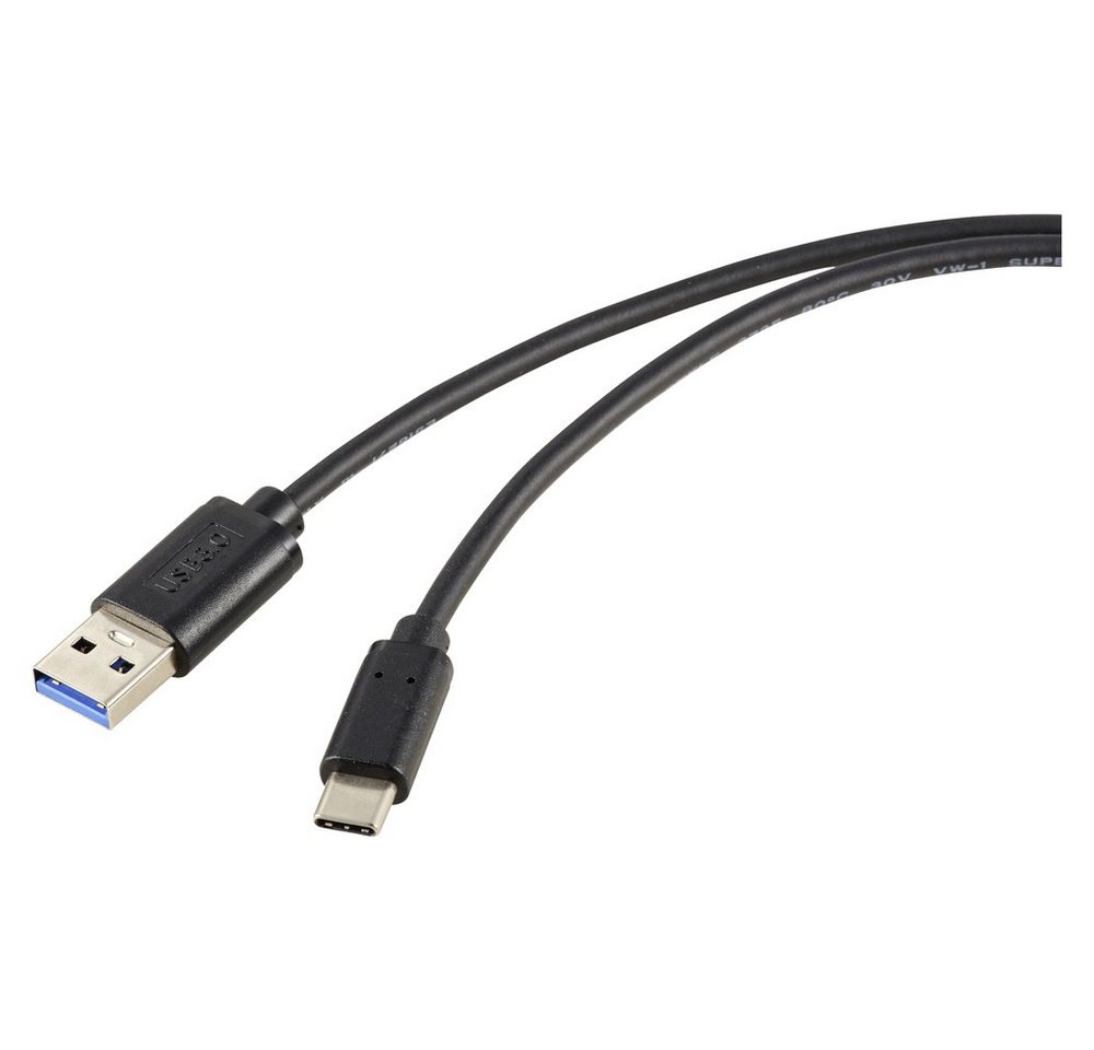Renkforce Renkforce USB-Kabel USB 3.2 Gen2 USB-C® Stecker, USB-A Stecker 1.00 m USB-Kabel, (100.00 cm) von Renkforce