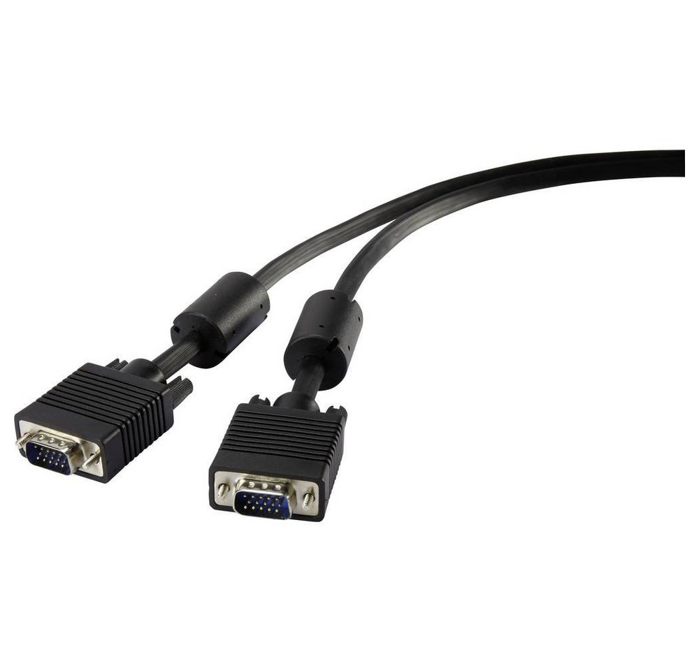 Renkforce SVGA-Monitorkabel mit Ferritkernen 1 m HDMI-Kabel, (1.00 cm), mit Ferritkern von Renkforce