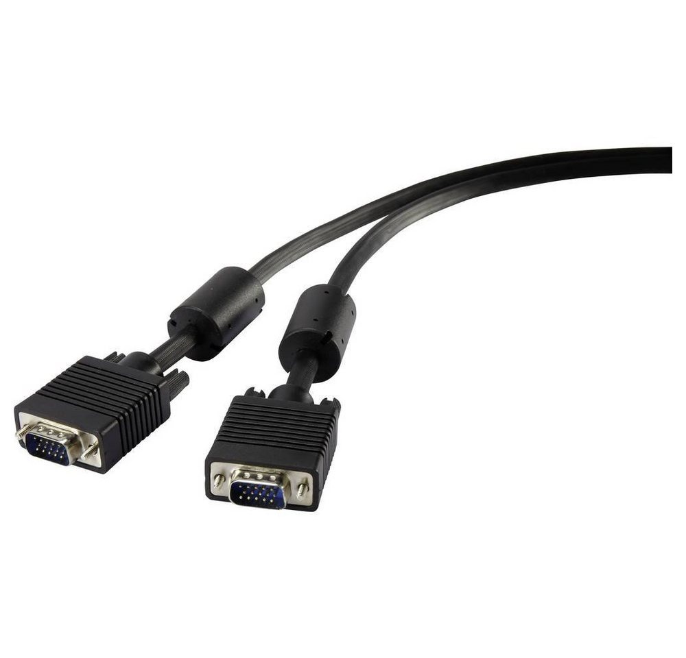 Renkforce SVGA-Monitorkabel mit Ferritkernen 10 m HDMI-Kabel, (10.00 cm), mit Ferritkern von Renkforce