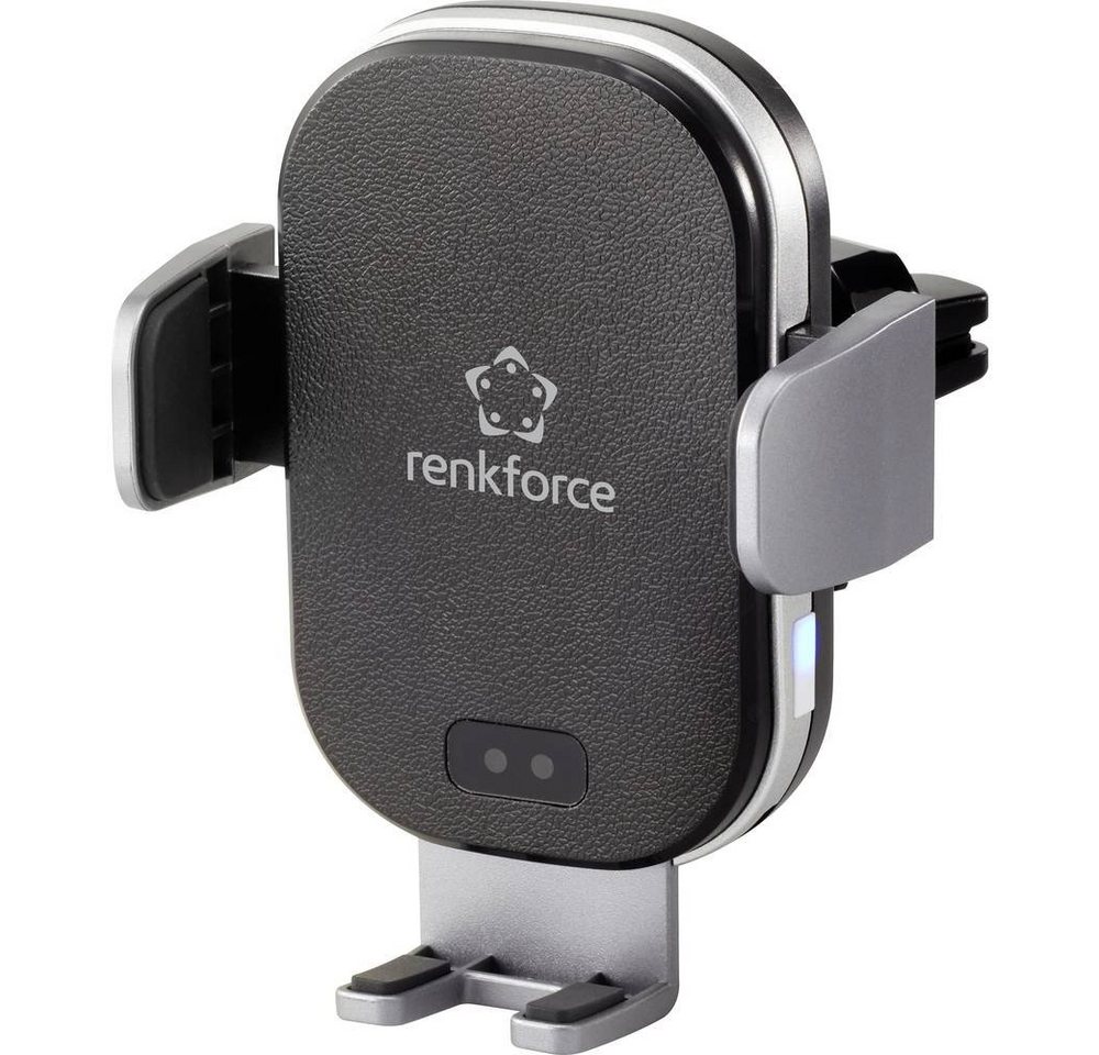 Renkforce Smartphone-Halterung mit Sensor und Ladefunktion, Handy-Halterung, (mit Induktionsladefunktion) von Renkforce