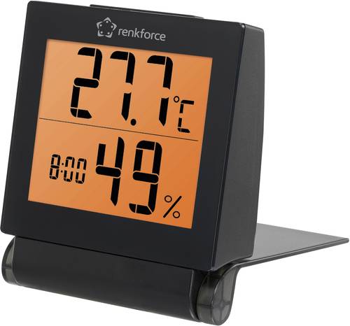 Renkforce Thermo-/Hygrometer Schwarz von Renkforce