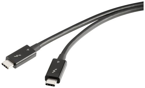 Renkforce Thunderbolt™-Kabel Thunderbolt™ 4 Thunderbolt™ (USB-C®) Stecker, Thunderbolt™ (US von Renkforce