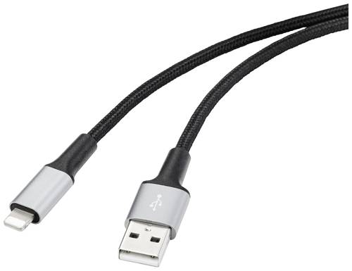 Renkforce USB, Apple Lightning Anschlusskabel [1x USB 2.0 Stecker A - 1x Apple Lightning-Stecker] 1. von Renkforce