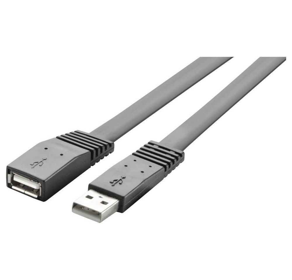 Renkforce USB 2 Verlängerungskabel A/A flach 2 m USB-Kabel, hochflexibel Renkforce USB 2 Verlängerungskabel A/A flach 2 m USB-Kabel, hochflexibel von Renkforce