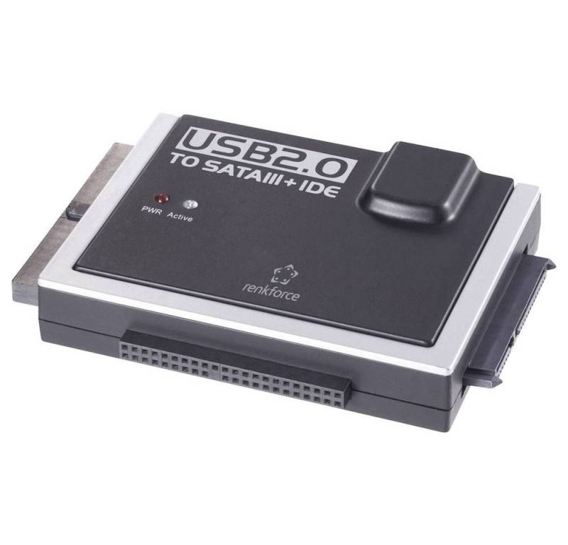 Renkforce USB 2 zu IDE+SATA USB-Adapter von Renkforce
