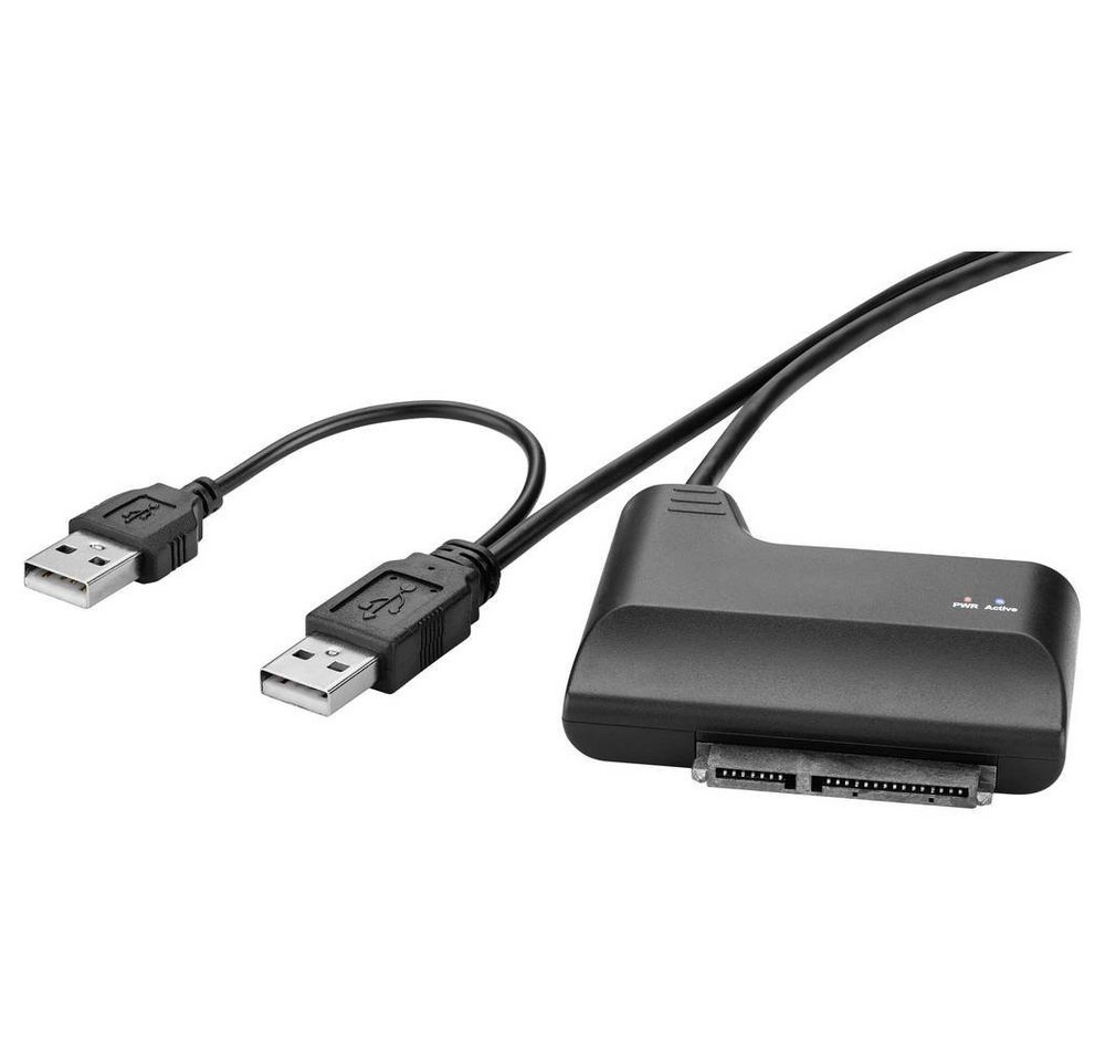 Renkforce USB 2 zu SATA Adapterkabel 30 cm USB-Adapter, vergoldete Steckkontakte von Renkforce