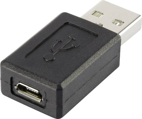 Renkforce USB 2.0 Adapter [1x USB 2.0 Stecker A - 1x USB 2.0 Buchse Micro-B] rf-usba-09 von Renkforce