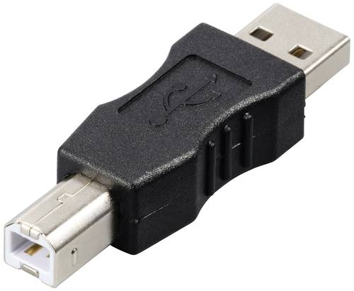 Renkforce USB 2.0 Adapter [1x USB 2.0 Stecker A - 1x USB 2.0 Stecker B] rf-usba-03 vergoldete Steckk von Renkforce