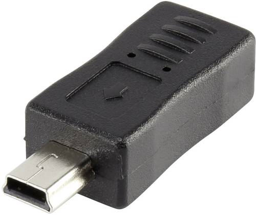 Renkforce USB 2.0 Adapter [1x USB 2.0 Stecker Mini-B - 1x USB 2.0 Buchse Micro-B] rf-usba-08 vergold von Renkforce