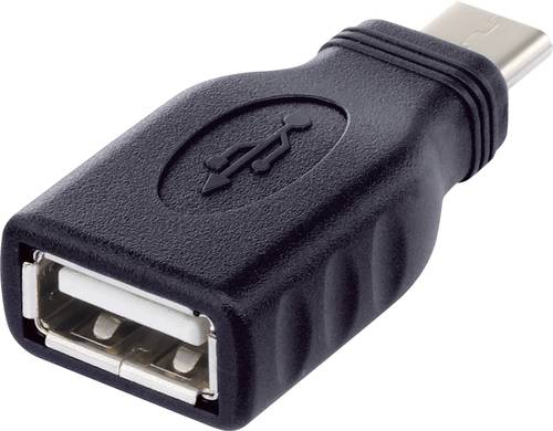 Renkforce USB 2.0 Adapter [1x USB-C® Stecker - 1x USB 2.0 Buchse A] rf-usba-10 mit OTG-Funktion, ve von Renkforce