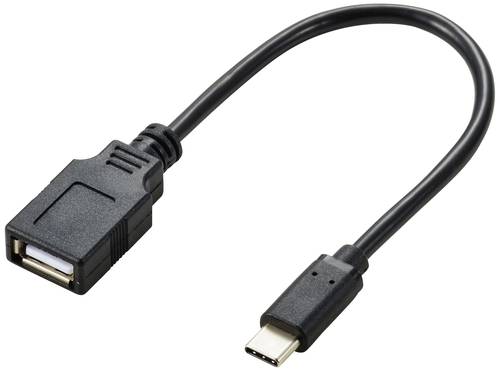 Renkforce USB 2.0 Adapterkabel [1x USB-C® Stecker - 1x USB 2.0 Buchse A] RF-5720376 Gesamtschirm von Renkforce