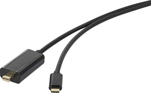 Renkforce USB-C® / Mini-DisplayPort Adapterkabel USB-C® Stecker, Mini DisplayPort Stecker 1.80m Sc von Renkforce