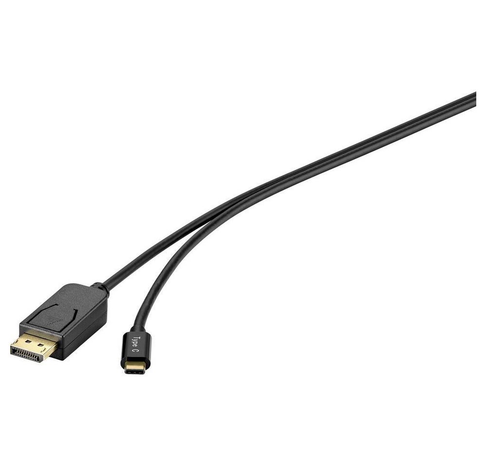 Renkforce USB-C® zu DisplayPort Anschlusskabel 1.8 m HDMI-Kabel von Renkforce