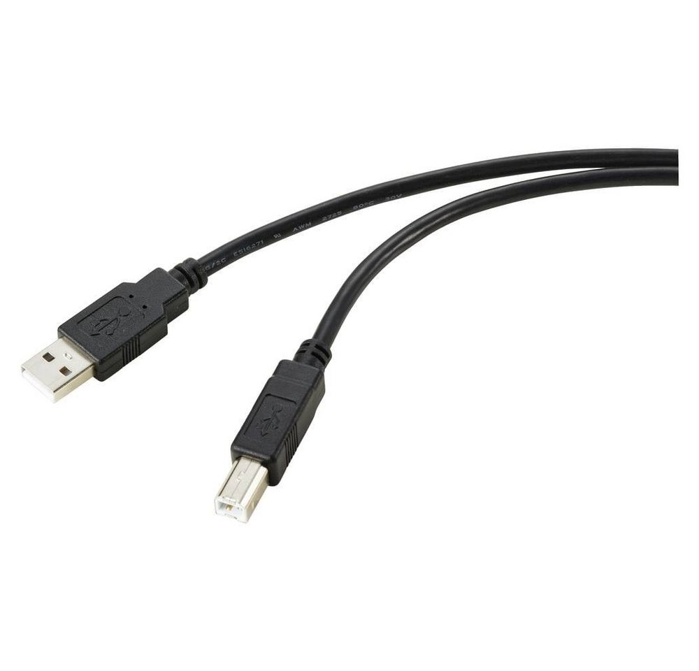 Renkforce USB-Kabel USB 2 USB-A Stecker, USB-B Stecker 15 m USB-Kabel, Aktiv mit Signalverstärkung Renkforce USB-Kabel USB 2 USB-A Stecker, USB-B Stecker 15 m USB-Kabel, Aktiv mit Signalverstärkung von Renkforce