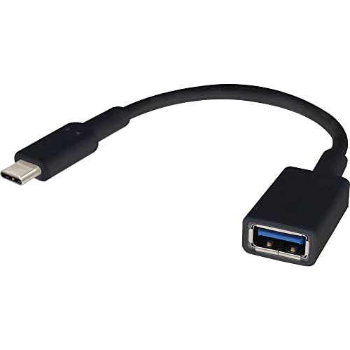 Renkforce USB-Kabel USB 3.2 Gen1 (USB 3.0 / USB 3.1 Gen1) USB-C® Stecker, USB-A Buchse 0.15 m Schwarz mit OTG-Funktion, von Renkforce