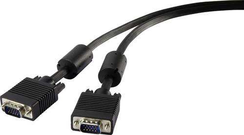 Renkforce VGA Anschlusskabel VGA 15pol. Stecker, VGA 15pol. Stecker 0.50m Schwarz RF-4212492 mit Fer Renkforce VGA Anschlusskabel VGA 15pol. Stecker, VGA 15pol. Stecker 0.50m Schwarz RF-4212492 mit Fer von Renkforce