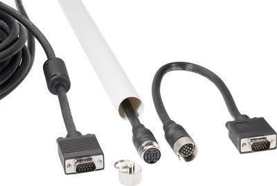 Renkforce VGA Anschlusskabel VGA 15pol. Stecker, VGA 15pol. Stecker 10.00 m Schwarz RF-4537804 für Leerrohr-Montage, mit Ferritkern VGA-Kabel (RF-4537804) von Renkforce