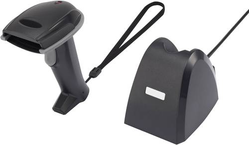 Renkforce iCR6307ABU Barcode-Scanner Funk 1D LED Schwarz Hand-Scanner USB von Renkforce