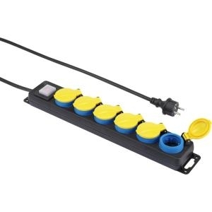 renkforce Steckdosenleiste mit Schalter 6fach Schwarz, Gelb, Blau Schutzkontakt renkforce renkforce Steckdosenleiste mit Schalter 6fach Schwarz, Gelb, Blau Schutzkontakt renkforce von Renkforce