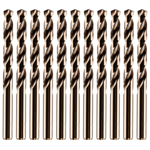4.4mm Metallbohrer Set | Box mit 10 x Gold Bohrer HSS Cobalt | Bohrer für Edelstahl und Harte Stähle 4.4mm Metallbohrer Set | Box mit 10 x Gold Bohrer HSS Cobalt | Bohrer für Edelstahl und Harte Stähle von Rennie Tool Company