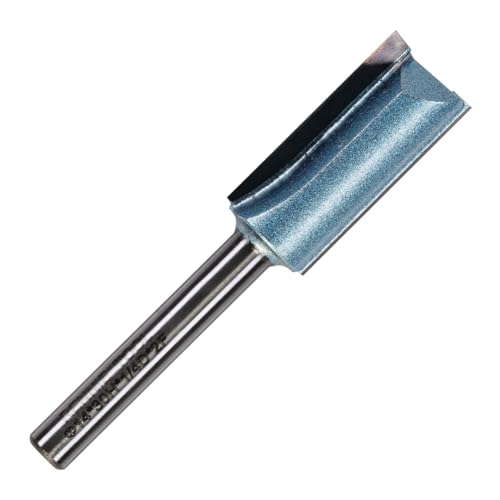 Rennie Tools Fräser-Bit, 14 mm Schnittdurchmesser x 30 mm Nut x 1/4-Zoll-Schaft TCT-bestückt, gerader Fräser-Bit, 2 Nuten, kompatibel mit Makita Bosch Trend Katsu Dewalt Oberfräsen usw. 14 mm Rennie Tools Fräser-Bit, 14 mm Schnittdurchmesser x 30 mm Nut x 1/4-Zoll-Schaft TCT-bestückt, gerader Fräser-Bit, 2 Nuten, kompatibel mit Makita Bosch Trend Katsu Dewalt Oberfräsen usw. 14 mm von Rennie Tool Company